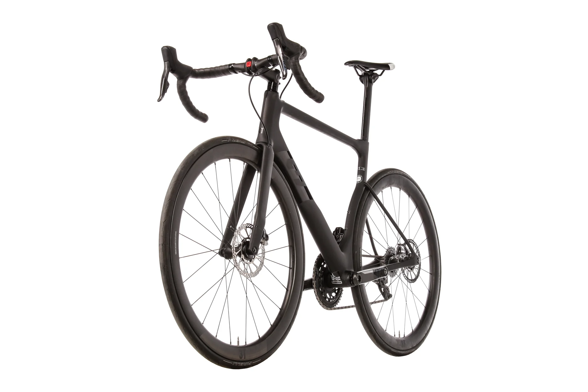 3T Strada Due Team Stealth Red AXS Road Bike - 2020, Large - Image 4