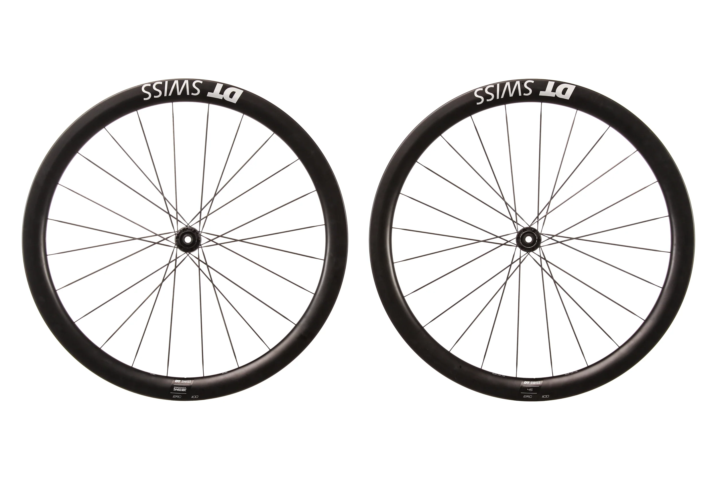 DT Swiss ERC 1100 DiCUT 45 Carbon Tubeless 700c Wheelset - Image 2