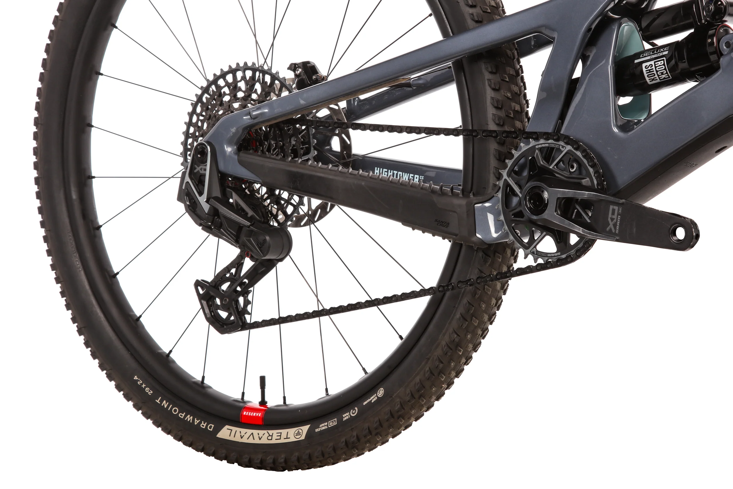 Santa Cruz Hightower X0 Transmission Reserve Carbon CC Mountain Bike - 2024, Large - Image 3