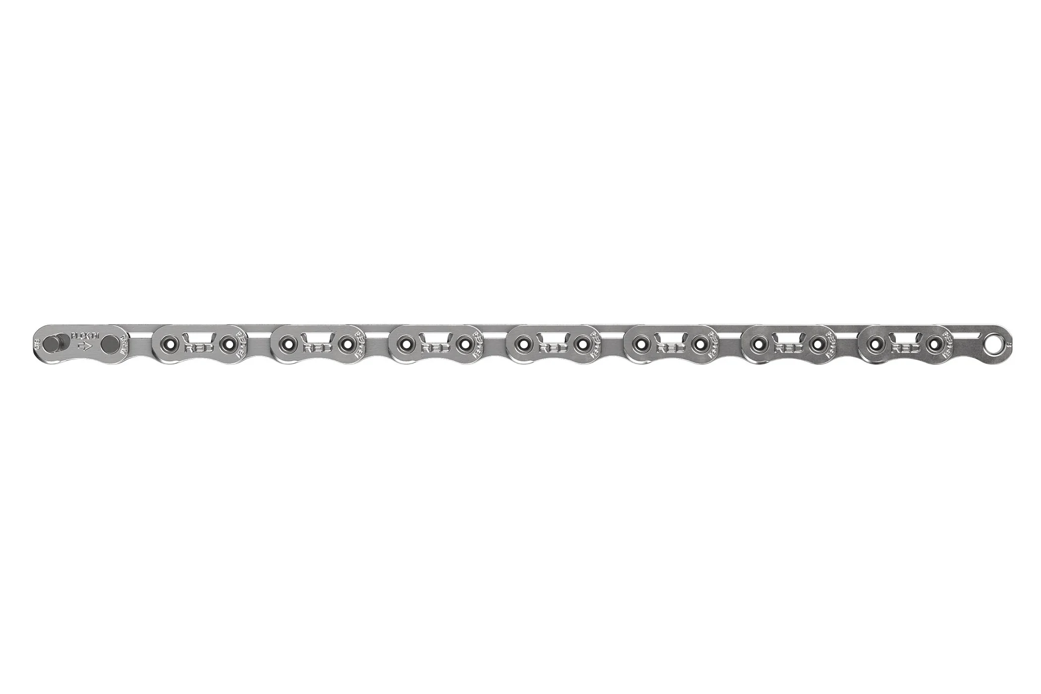 SRAM Red E1 Flattop Chain 12/13 Speed 126Links w/ PowerLock Silver