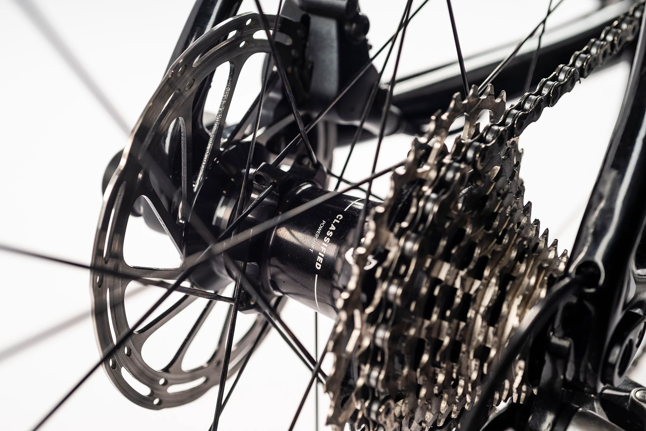 Classified Powershift RF50 Carbon Tubeless 700c Wheelset w/ 11 Speed Powershift Set (11-34T) - Image 6
