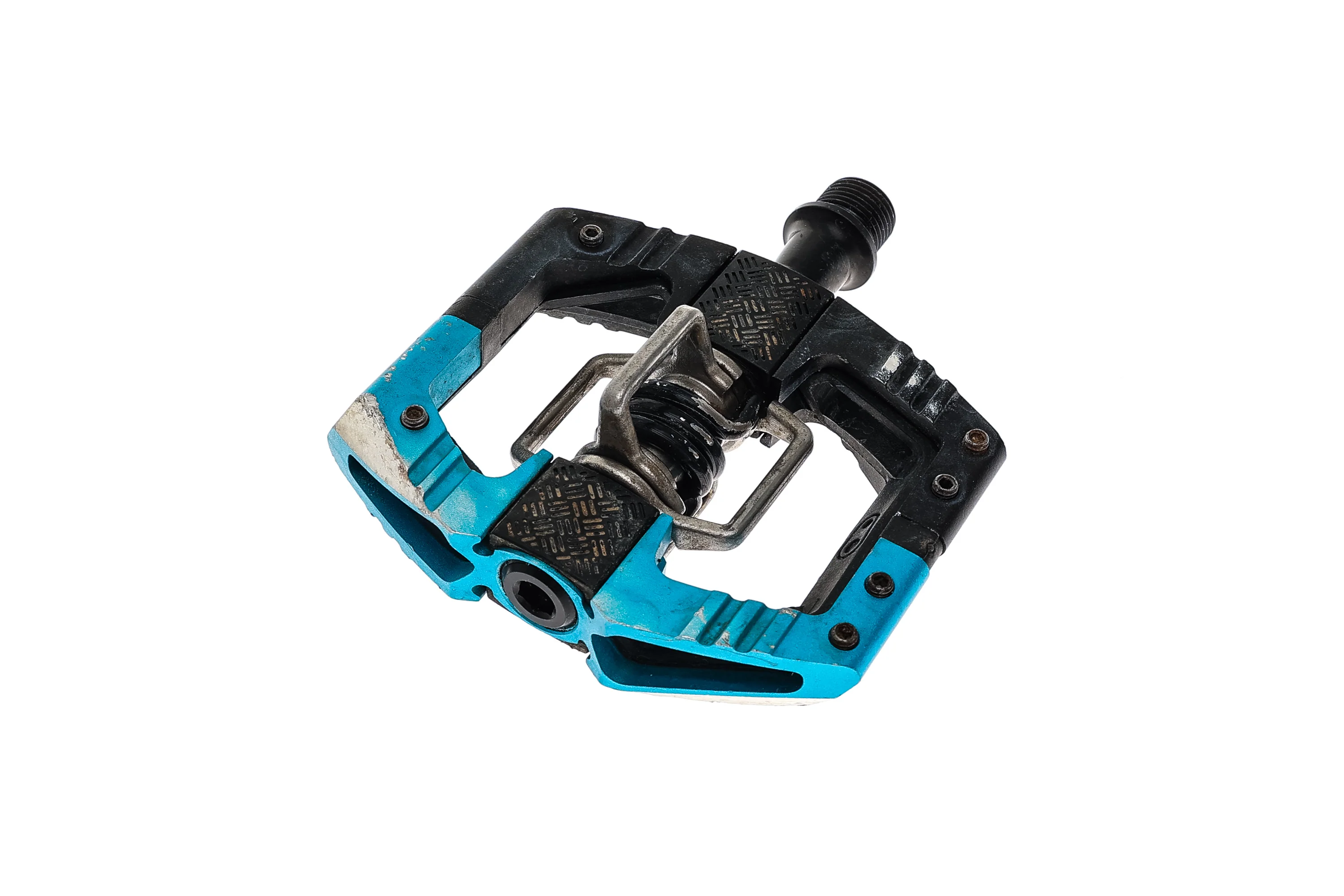 CrankBrothers Mallet E Pedals Clipless Black/Blue - Image 2