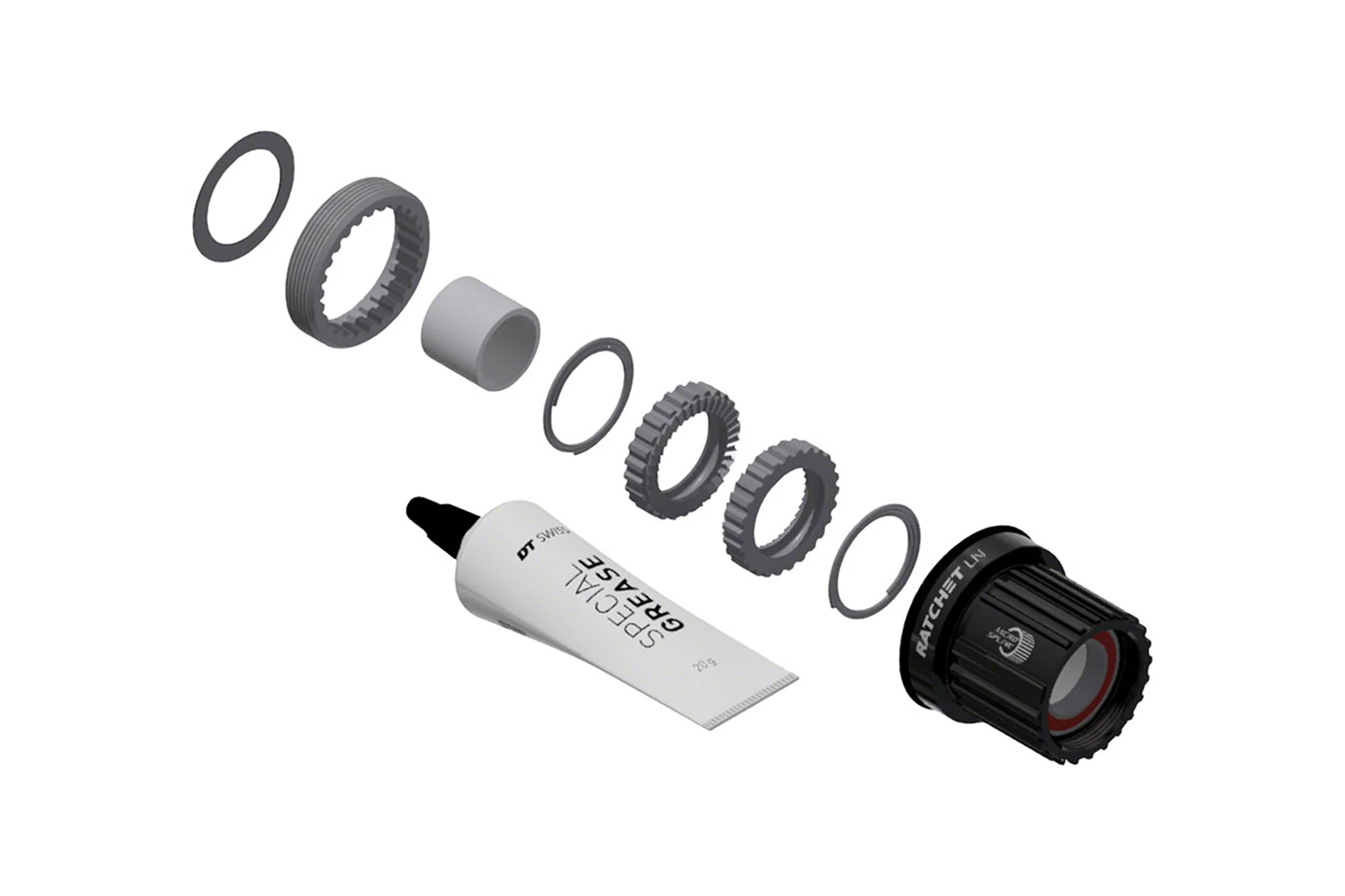 DT Swiss Ratchet LN Freehub Body Upgrade Kit - Image 4