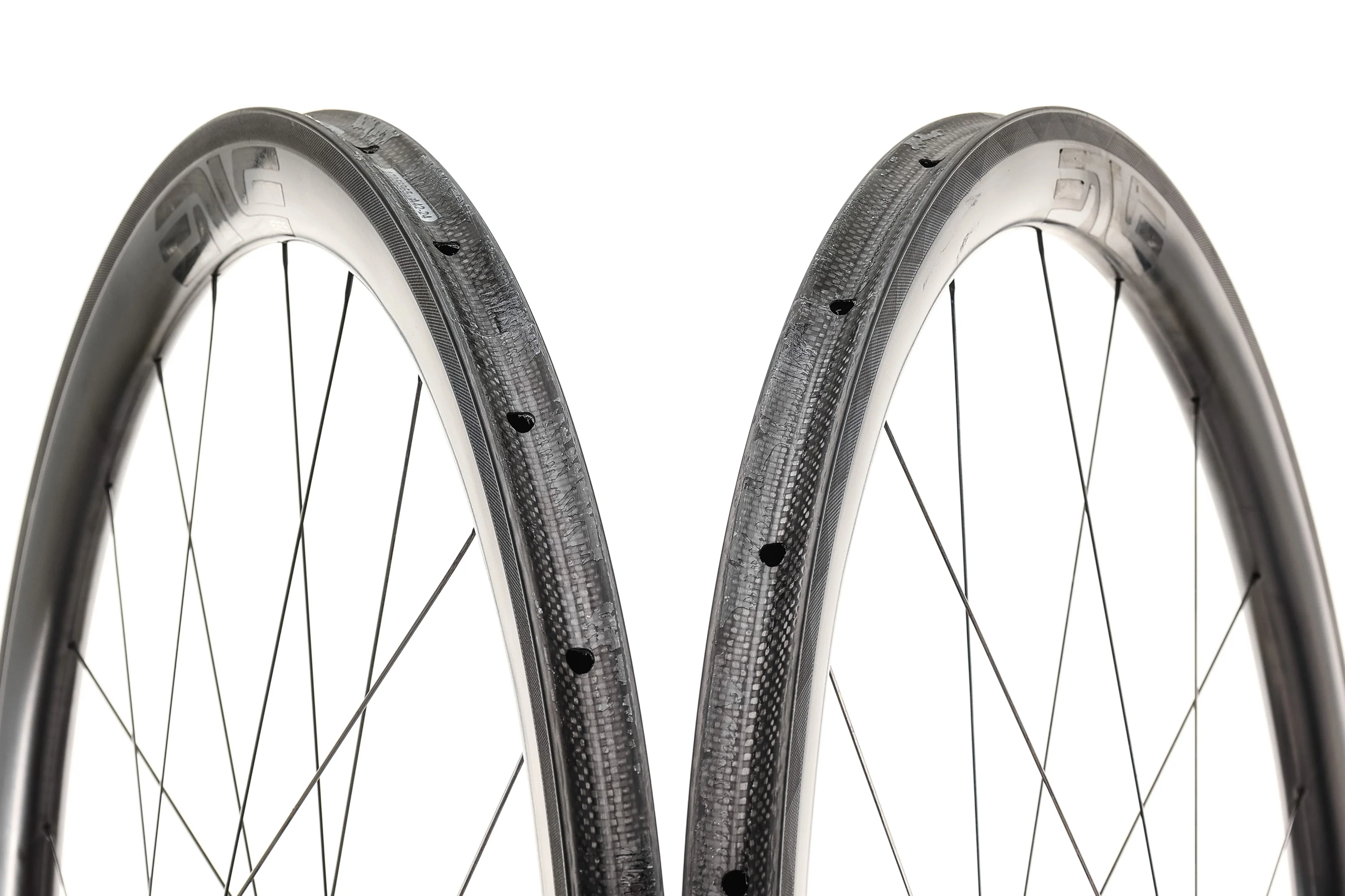 ENVE SES 3.4 w/ Chris King Hubs Carbon Tubular 700c Wheelset - Image 5