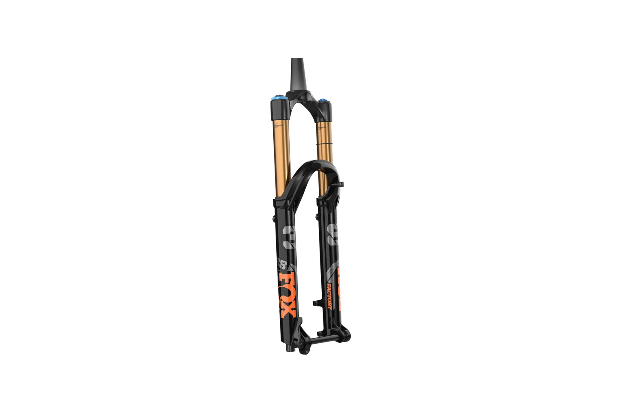 FOX 38 Factory 27.5" 180mm Fork 15QRx110mm 44mm Offset - 2023 Shiny Black GRIP2