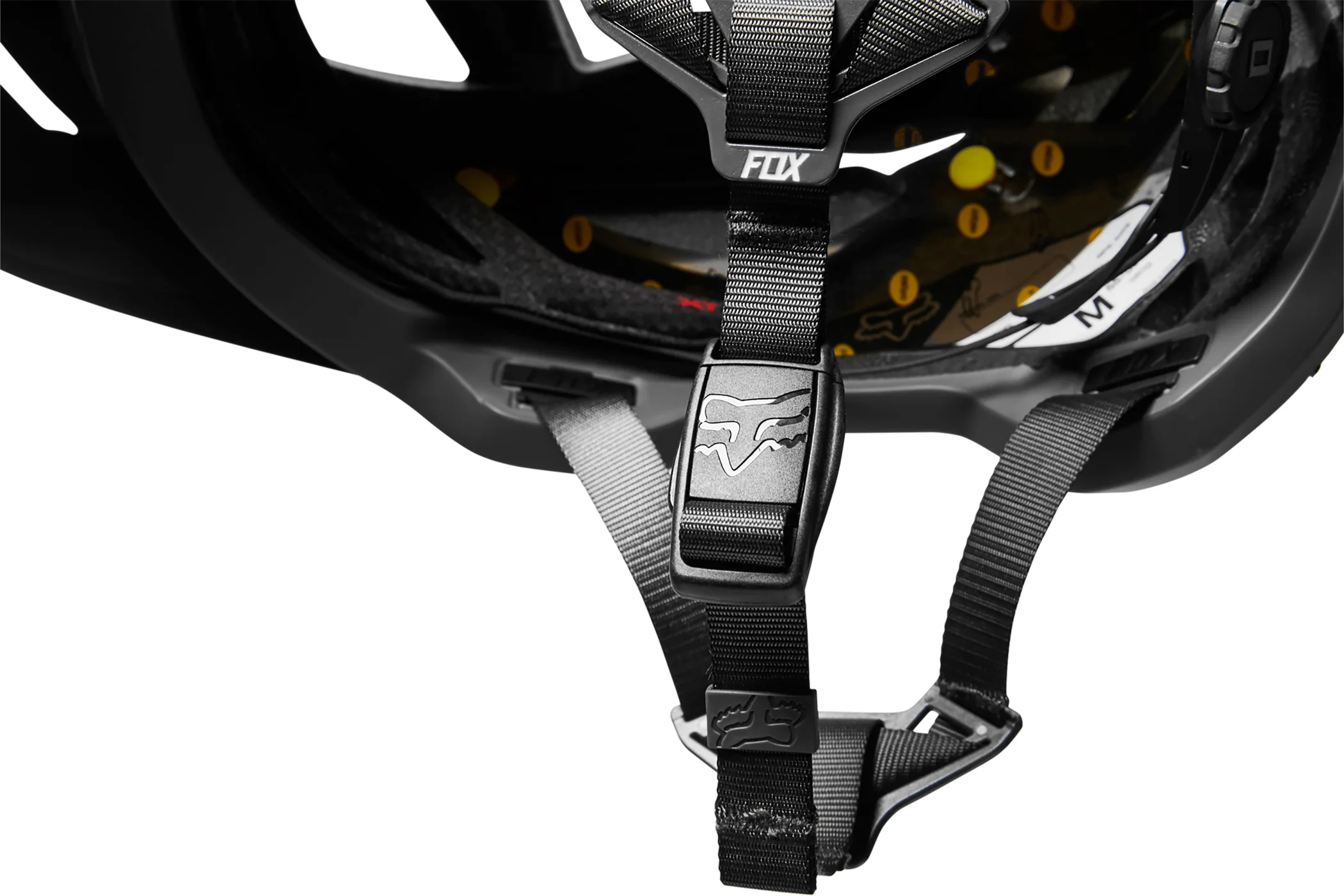 Fox Racing Speedframe Pro Bike Helmet Blocked Black - Image 6