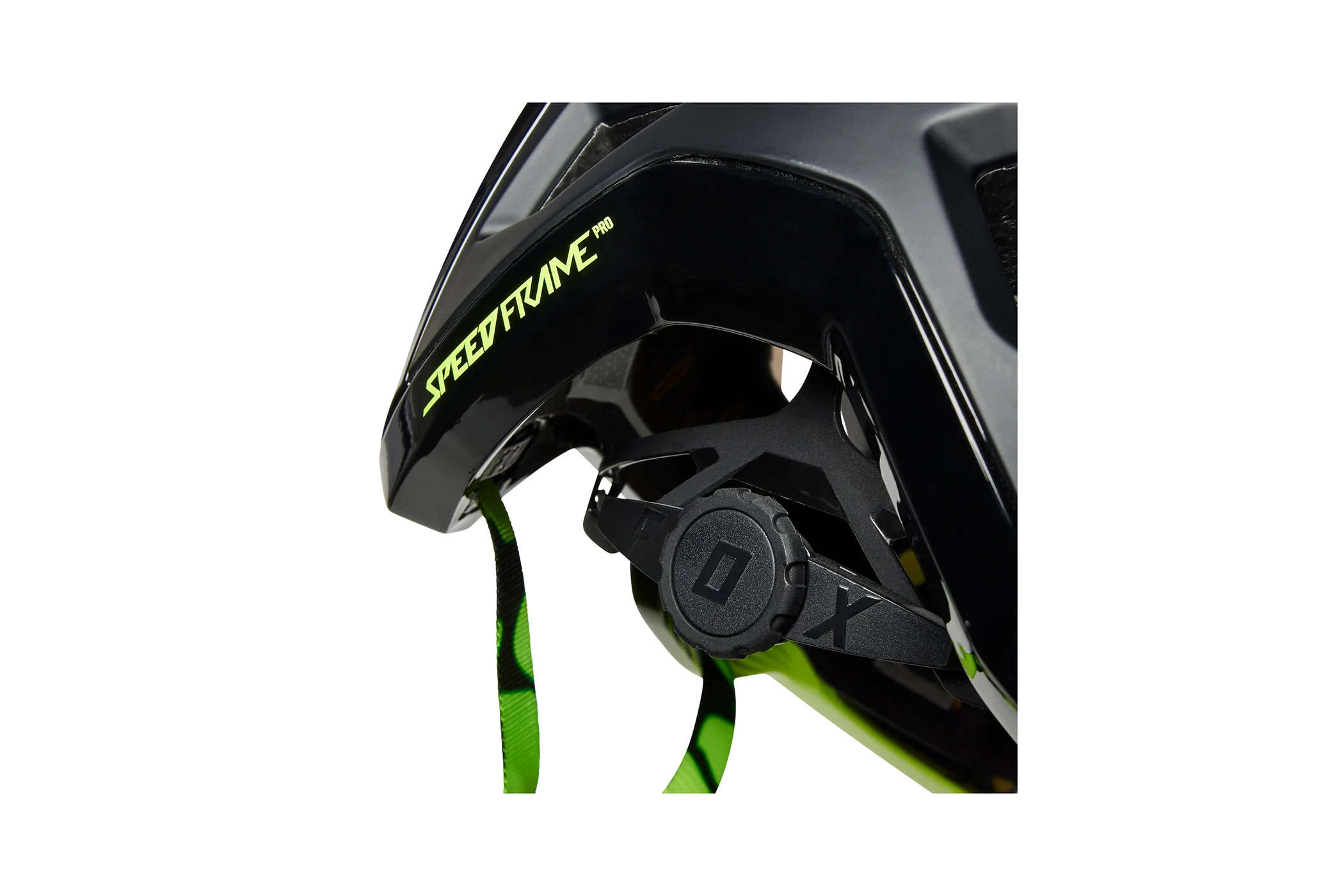 Fox Racing Speedframe Pro Bike Helmet Lunar Black - Image 8