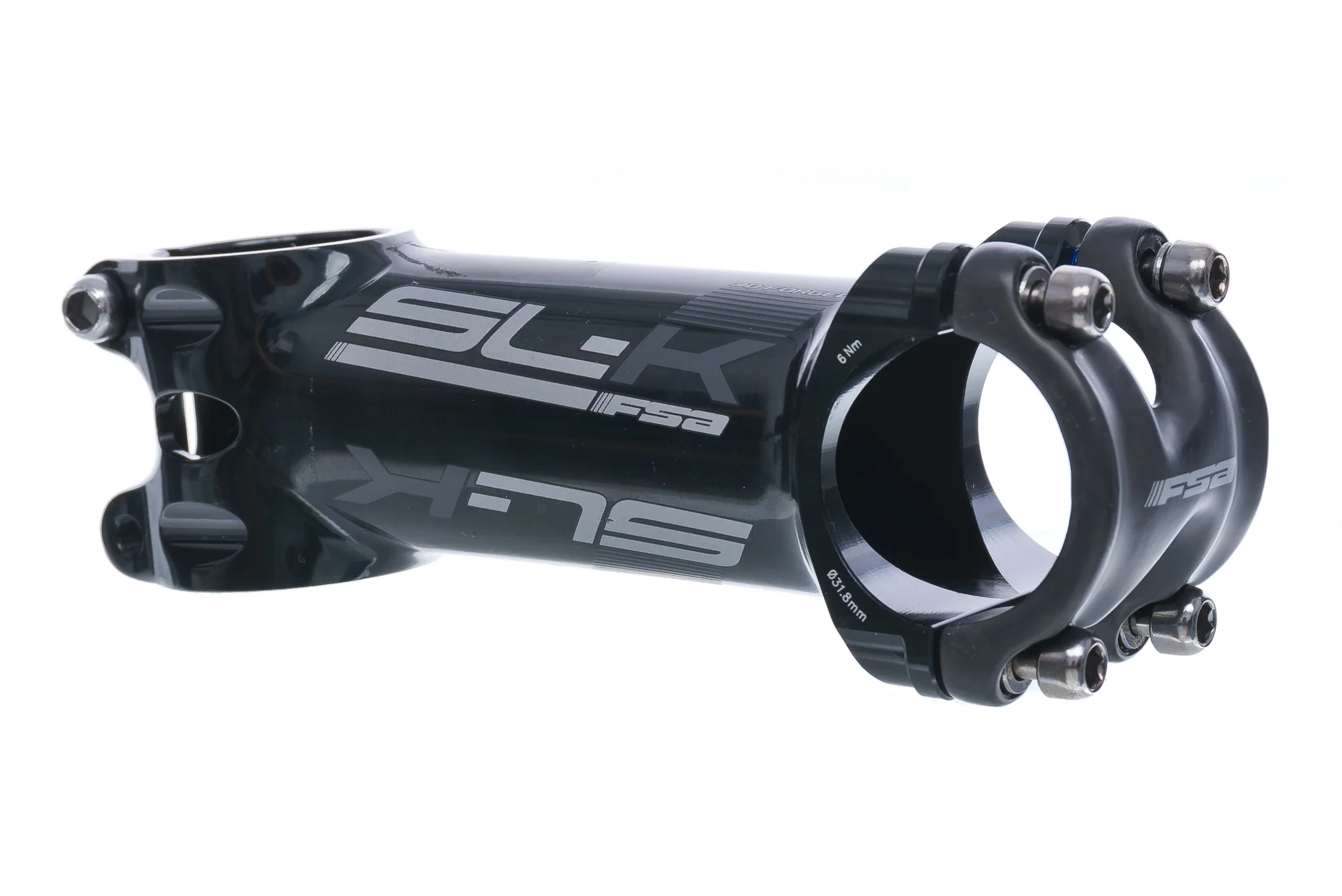 FSA SL-K Aluminum Stem 31.8mm Clamp 100mm 6 Degree Black