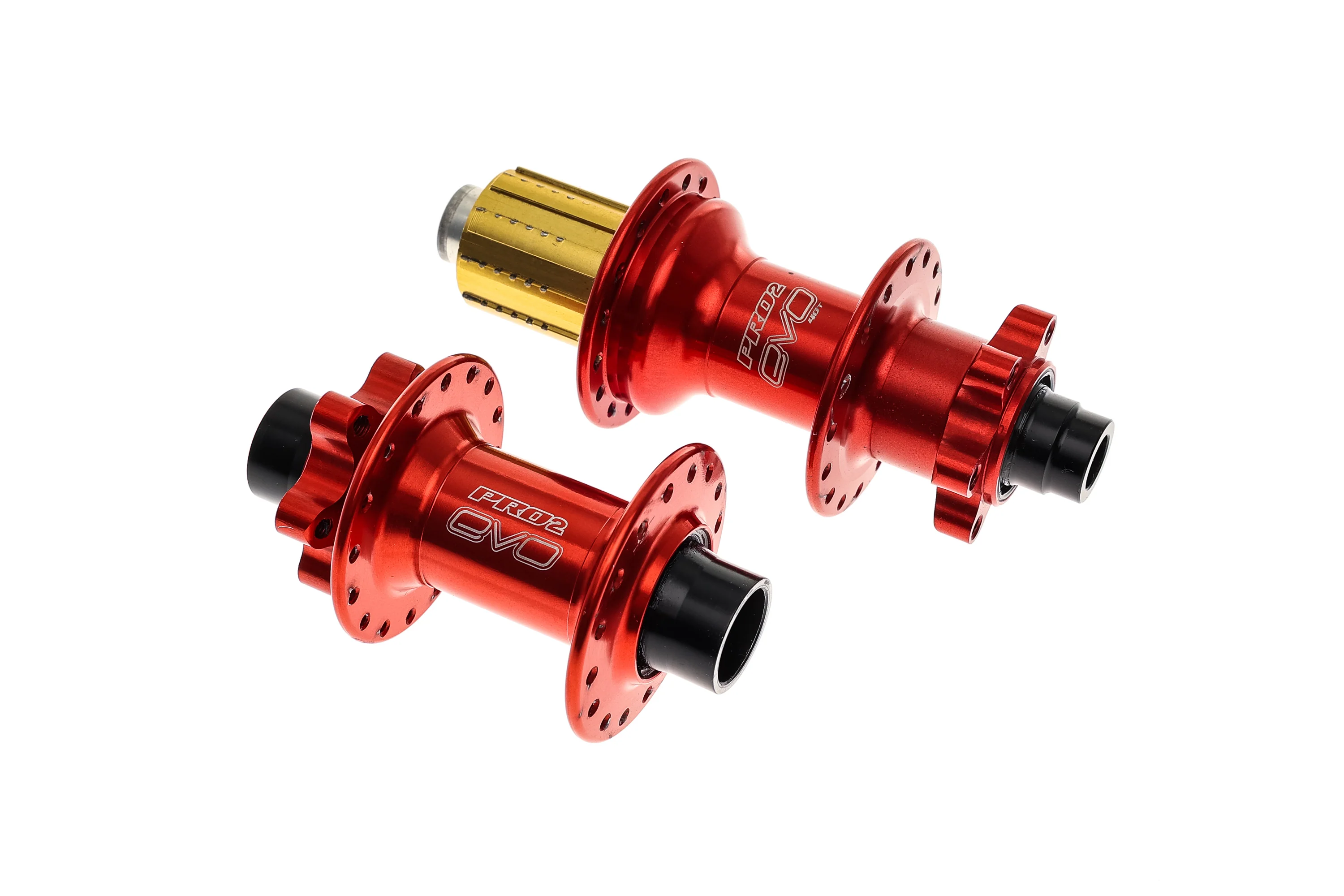 Hope Pro 2 EVO Hub Set Shimano 11 Speed 20x110mm/12x157mm TA 32H 6-Bolt Red