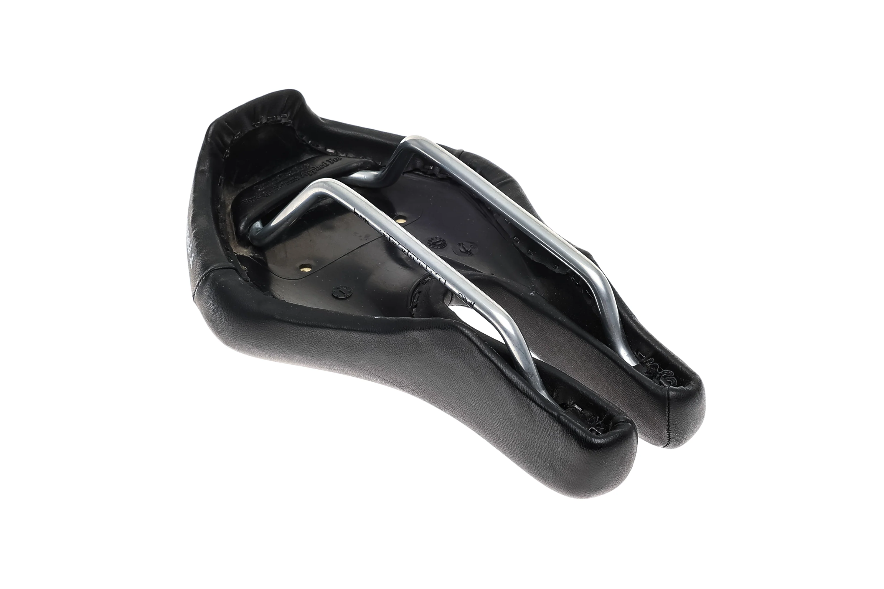 ISM Adamo Typhoon Saddle 140mm Cr-Mo Rails Black/Blue - Image 2