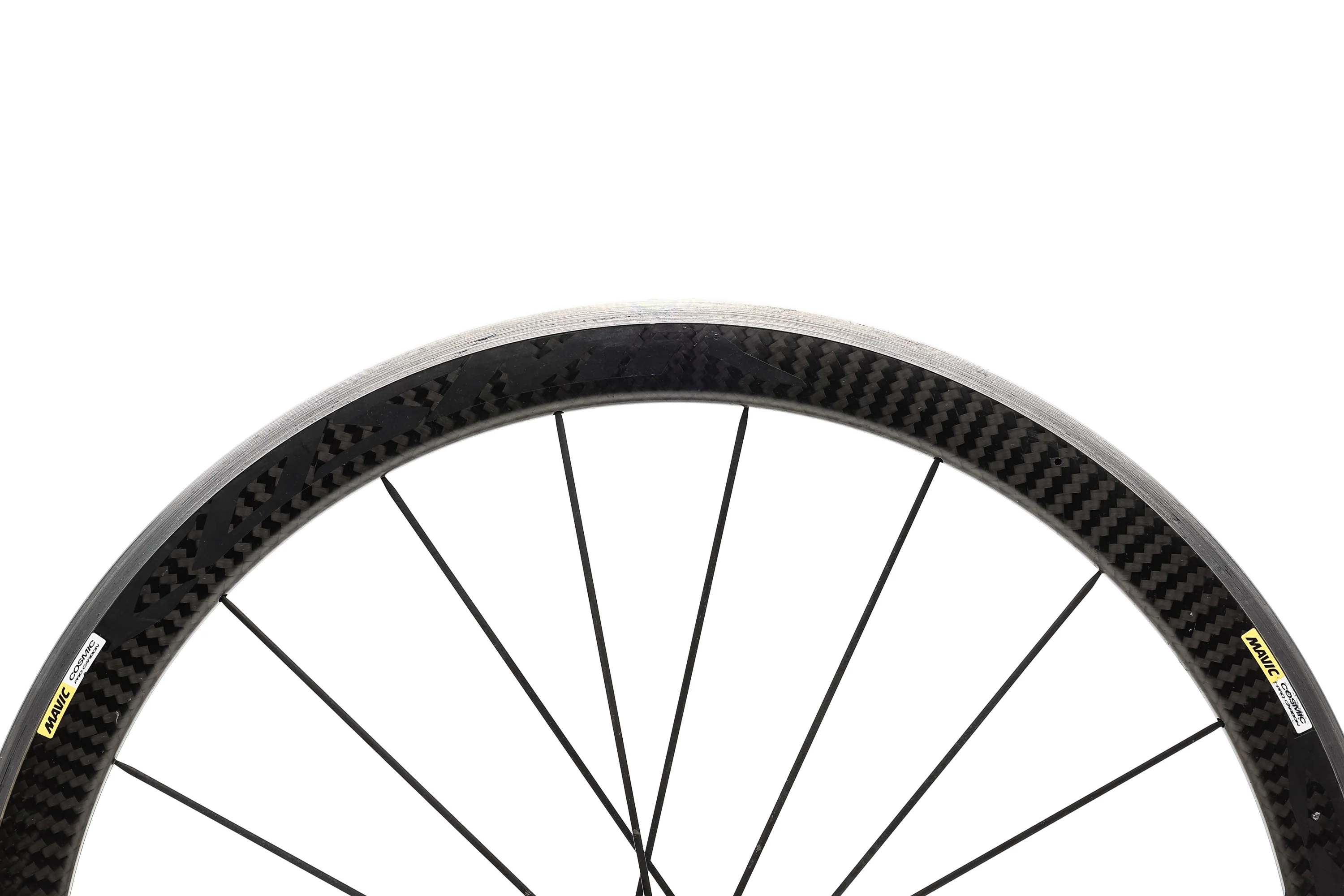 Mavic Cosmic Pro Carbon Alloy/Carbon Clincher 700c Wheelset - Image 6
