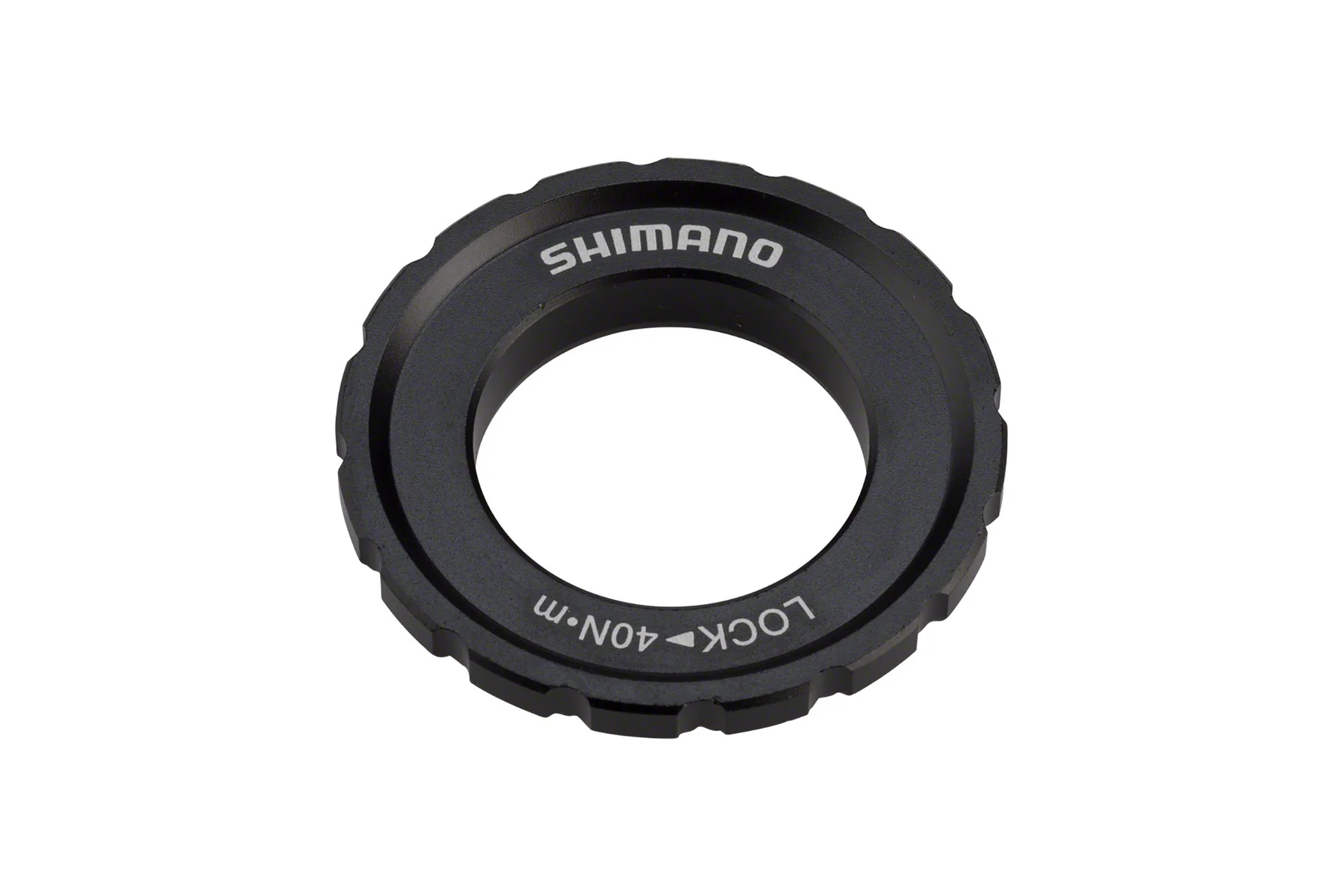 Shimano XT M8010 Outer Serration Centerlock Disc Rotor Lockring, for use with 12/15/20mm Axle Hubs
