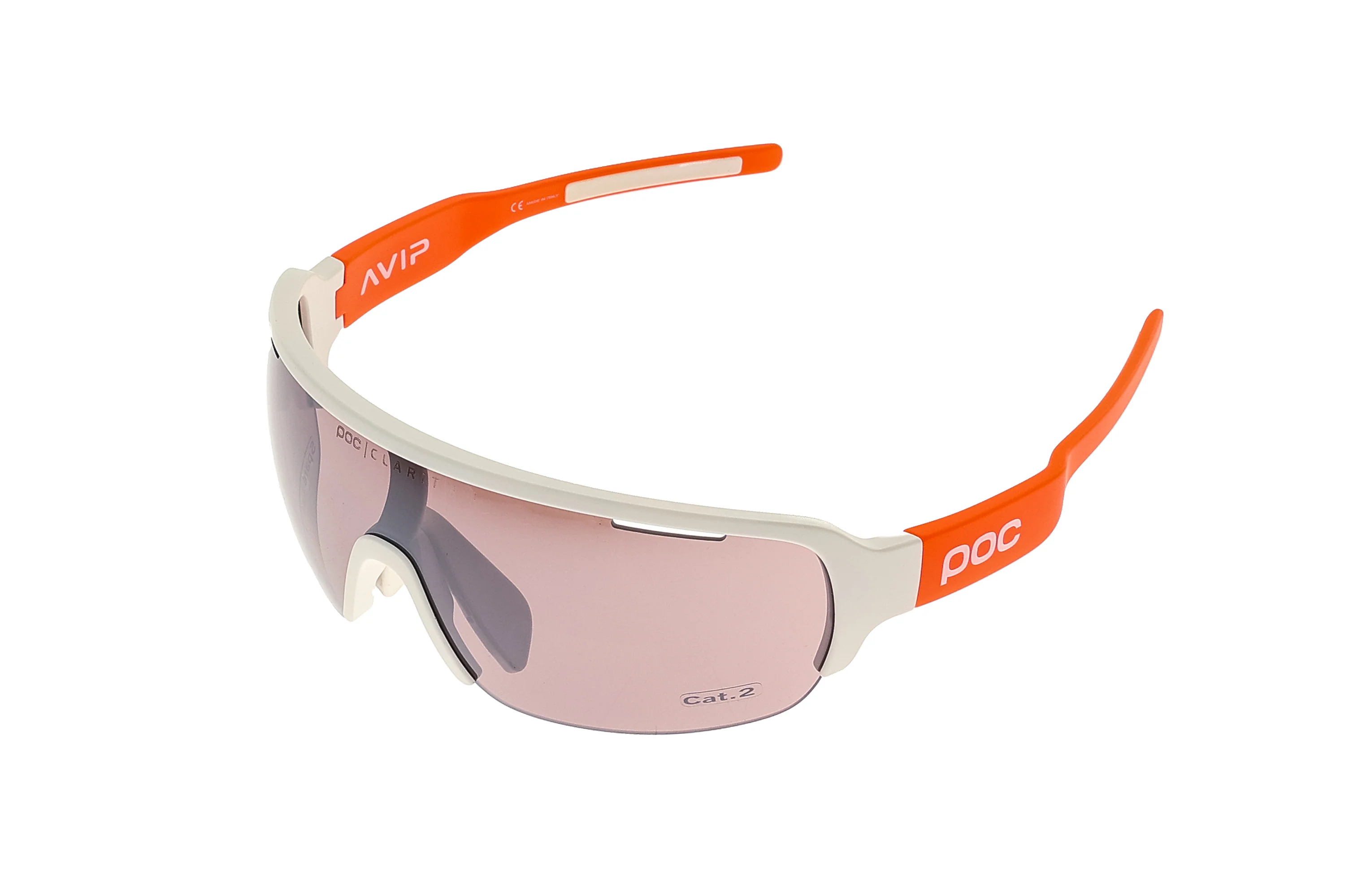 POC Do Half Blade AVIP. Sunglasses Hydrogen White/Zink Orange