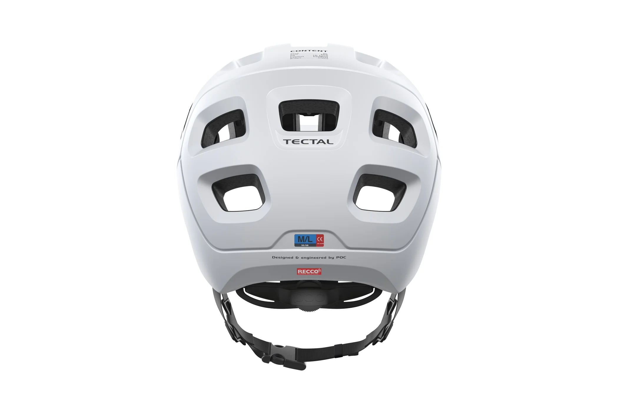 POC Tectal Bike Helmet Hydrogen White Matte - Image 4