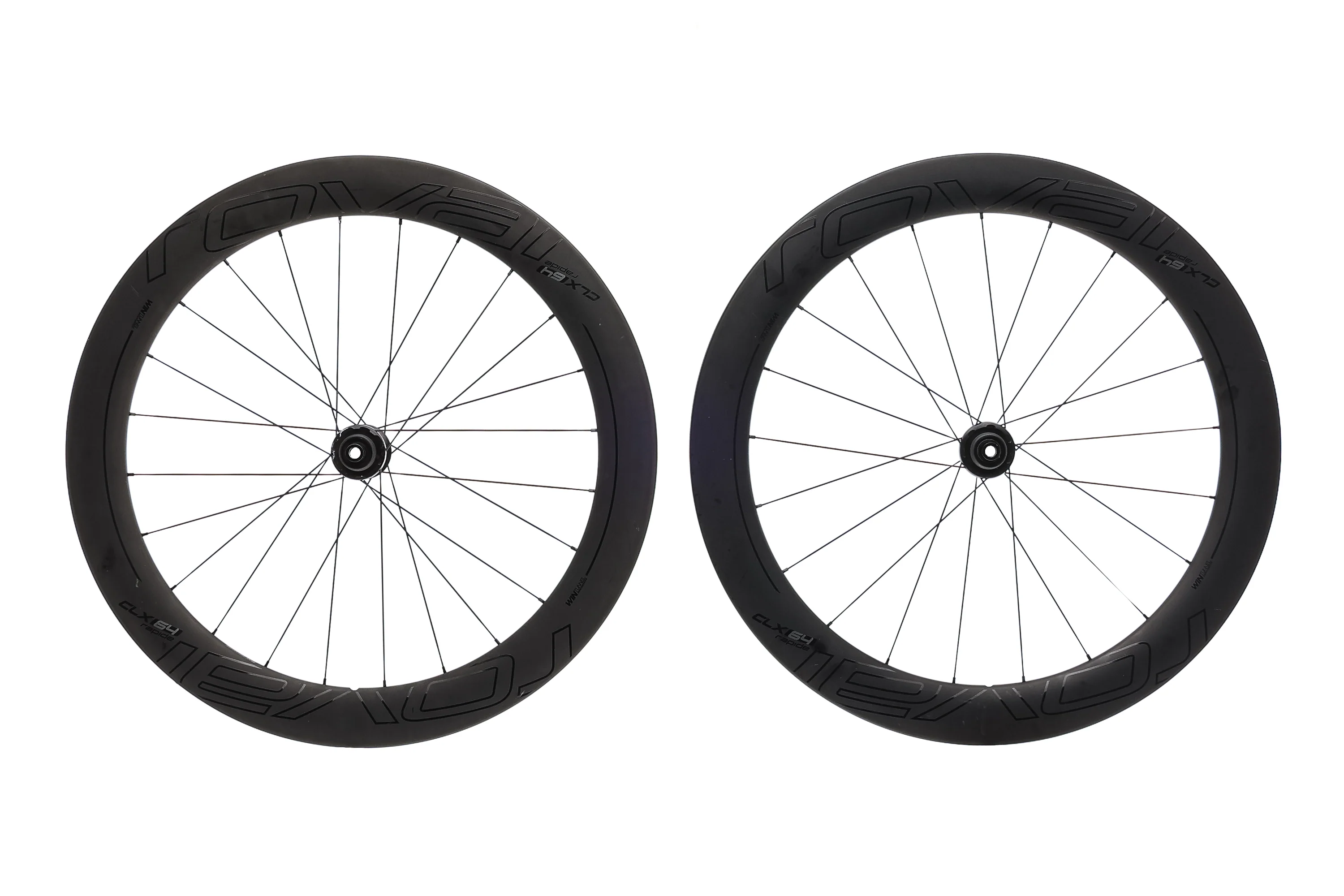Roval Rapide CLX 64 Carbon Tubeless 700c Wheelset - Image 2