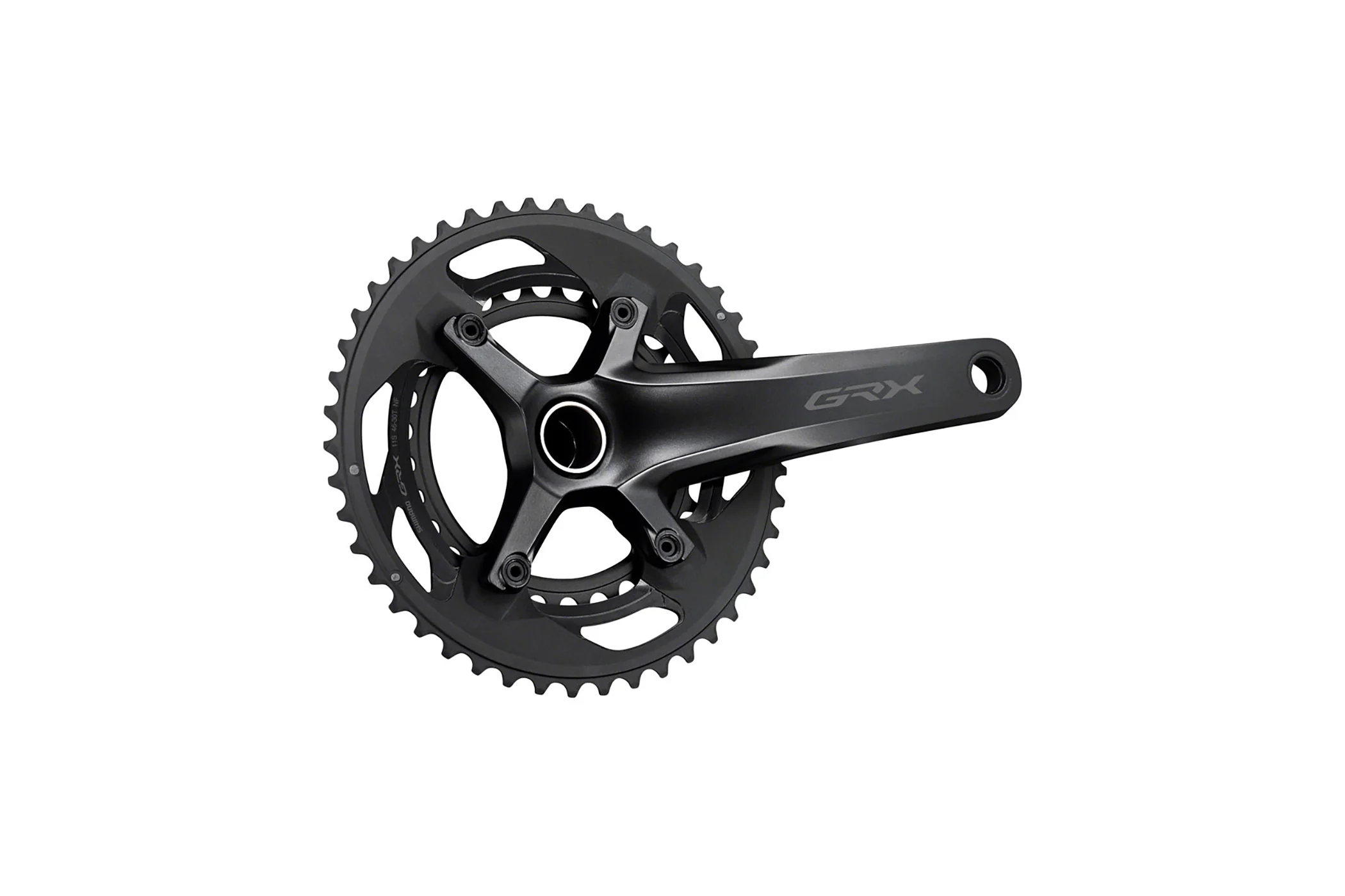 Shimano GRX FC-RX600-10 Crankset 110/80 BCD, Hollowtech II Spindle Interface, 2x10 Speed