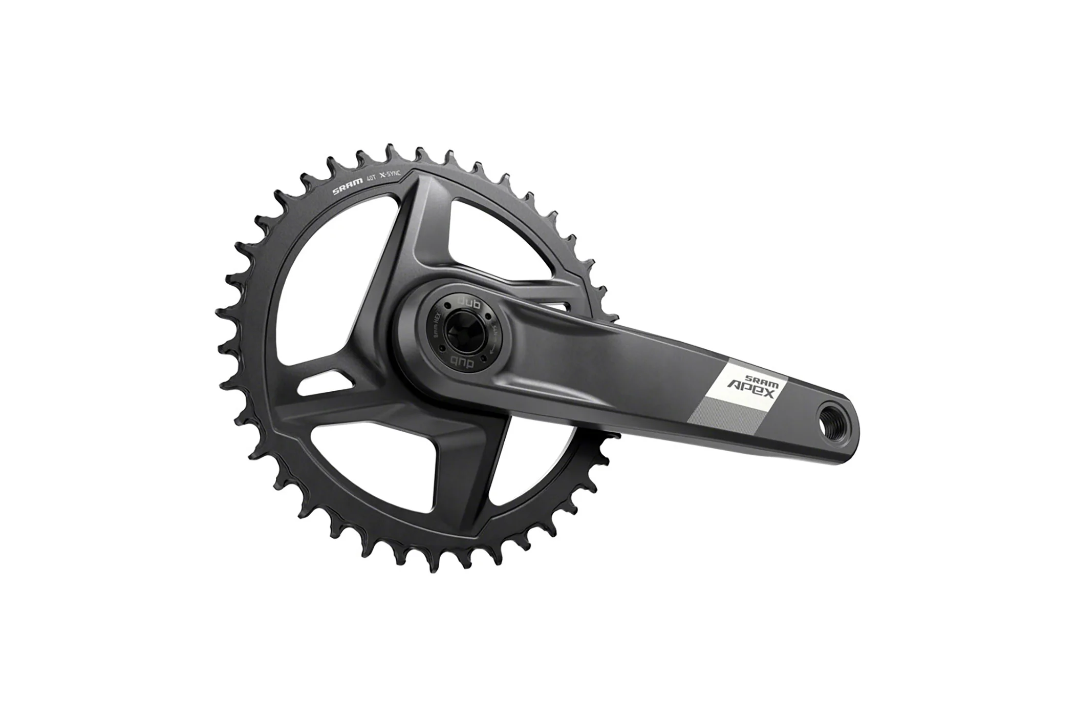 SRAM Apex 1x Wide 12-Speed Crankset DUB - Image 2