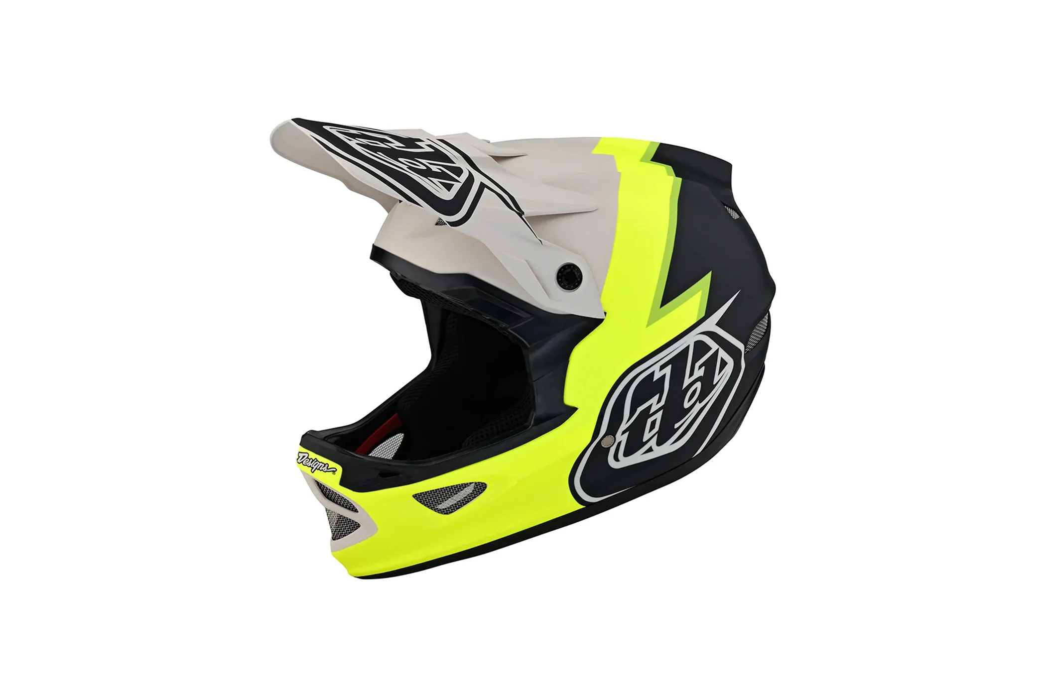 Troy Lee Designs D3 Fiberlite Volt Helmet - Image 4