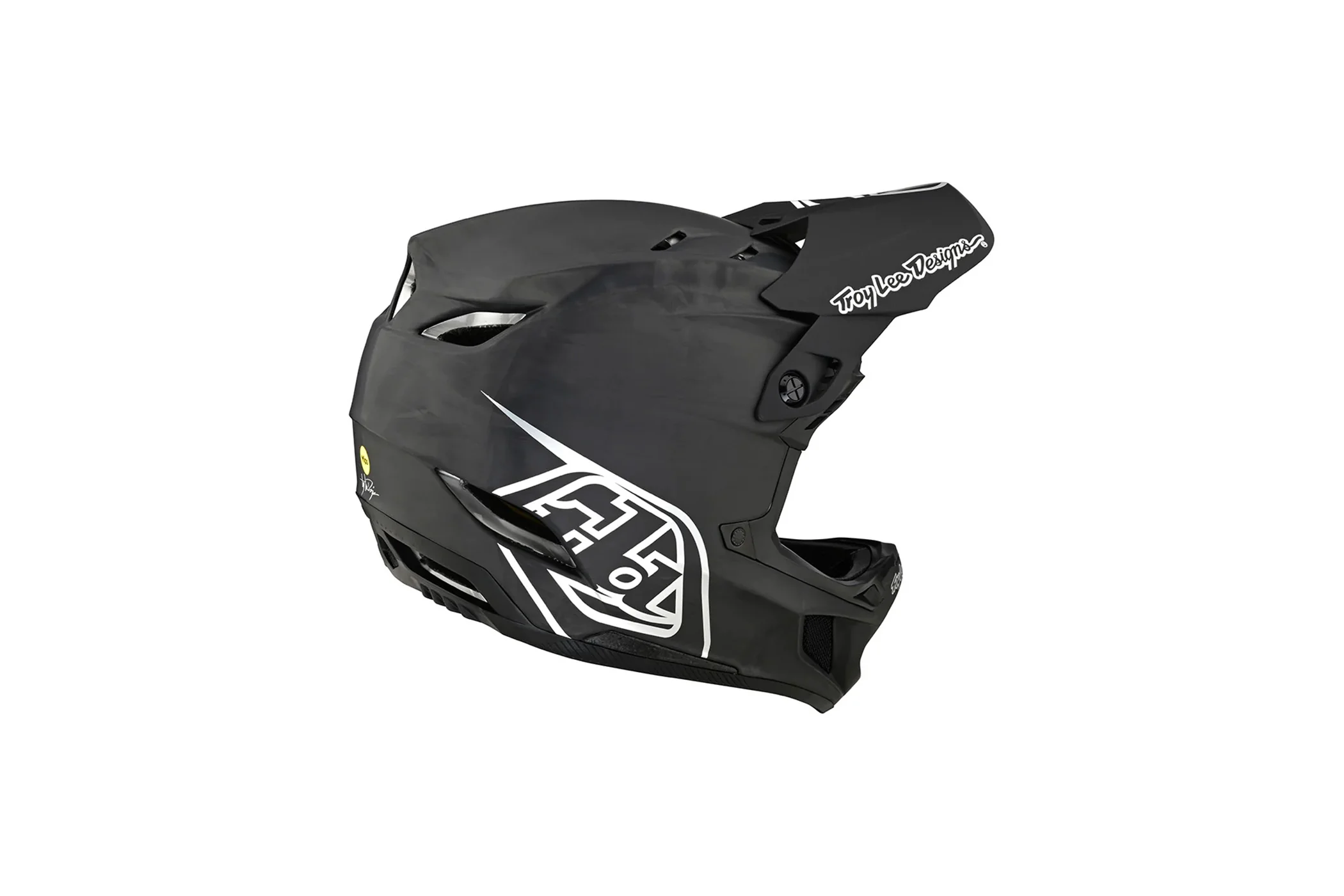 Troy Lee Designs D4 Carbon Mips Stealth Helmet - Image 3