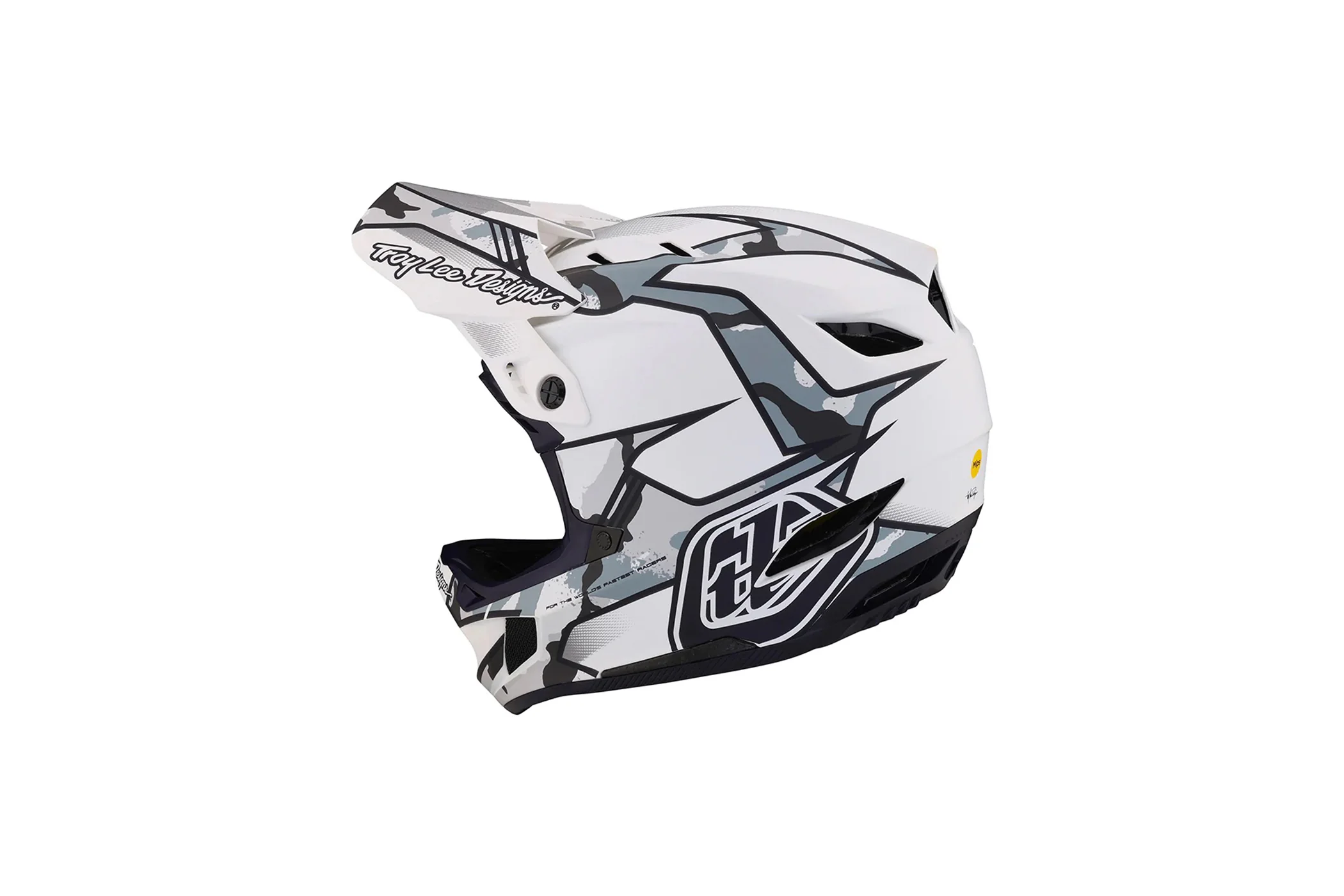 Troy Lee Designs D4 Composite Matrix Camo Mips Helmet - Image 4