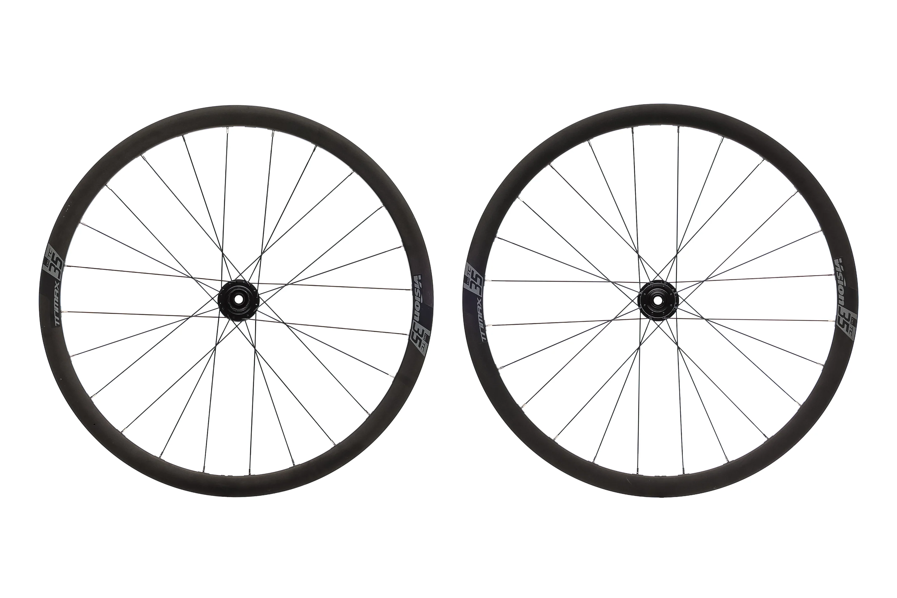 Vision Trimax DB TC 35 Aluminum Tubeless 700c Wheelset